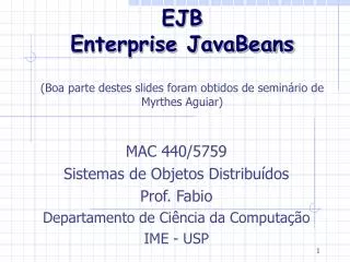 ejb enterprise javabeans