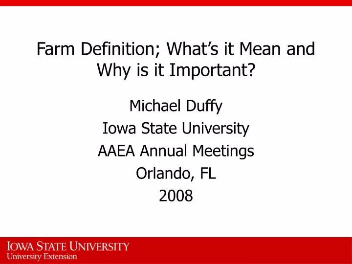 farm definition what s it mean and why is it important