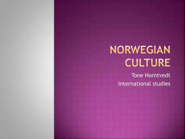 norwegian culture