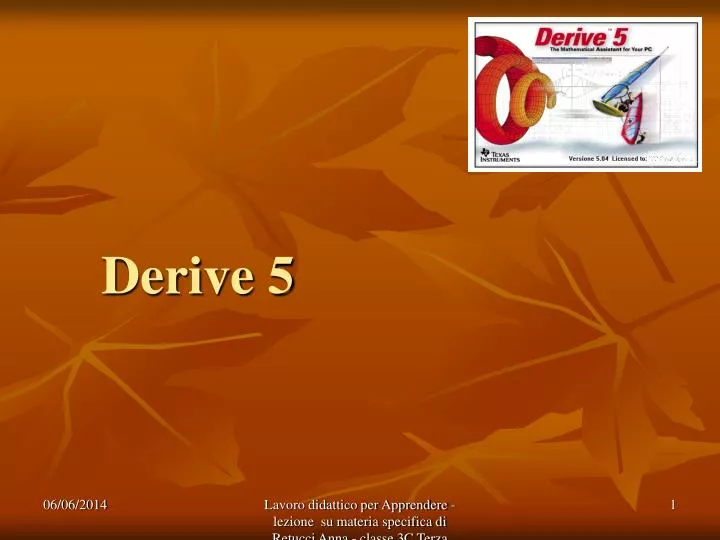 derive 5