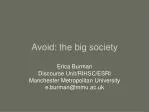 Avoid: the big society - slide 1