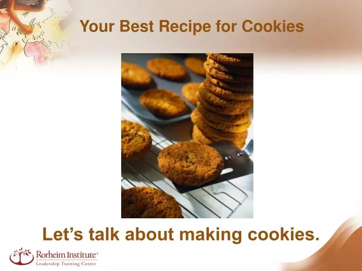 your best recipe for cookies