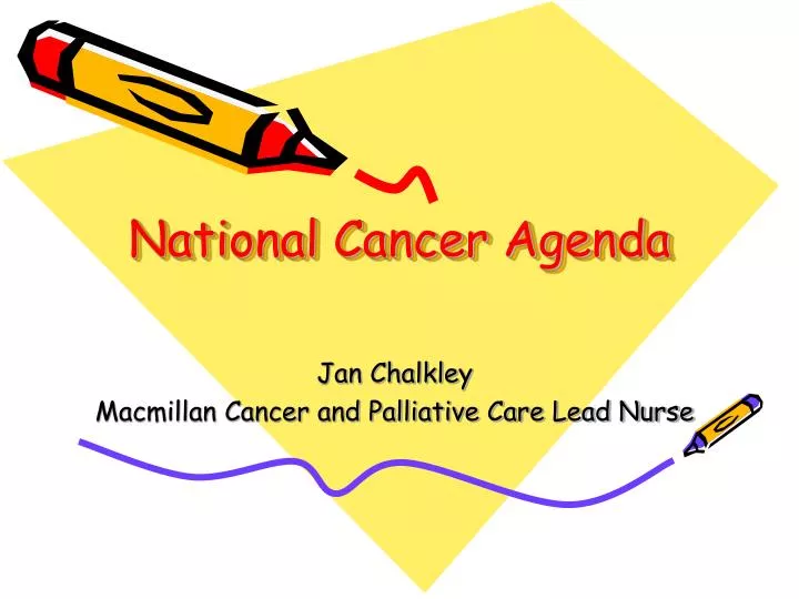 national cancer agenda