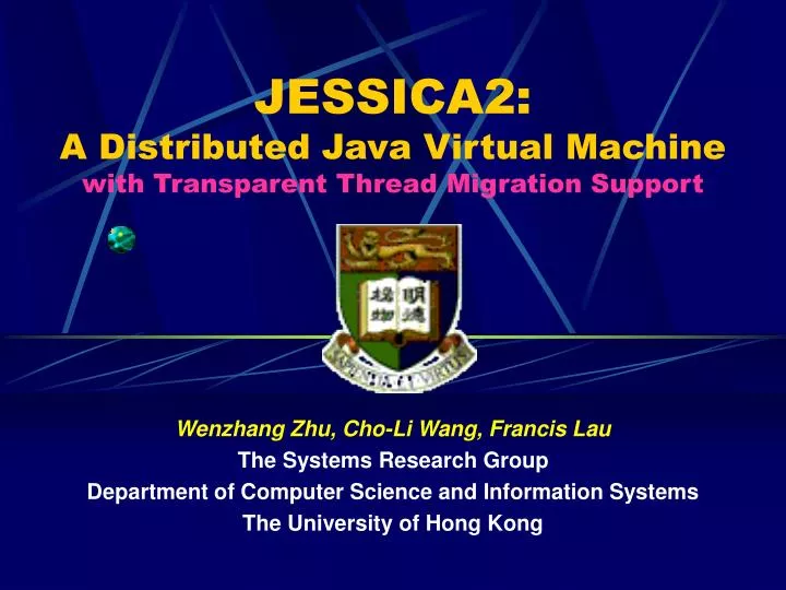 jessica2 a distributed java virtual machine with transparent thread migration support