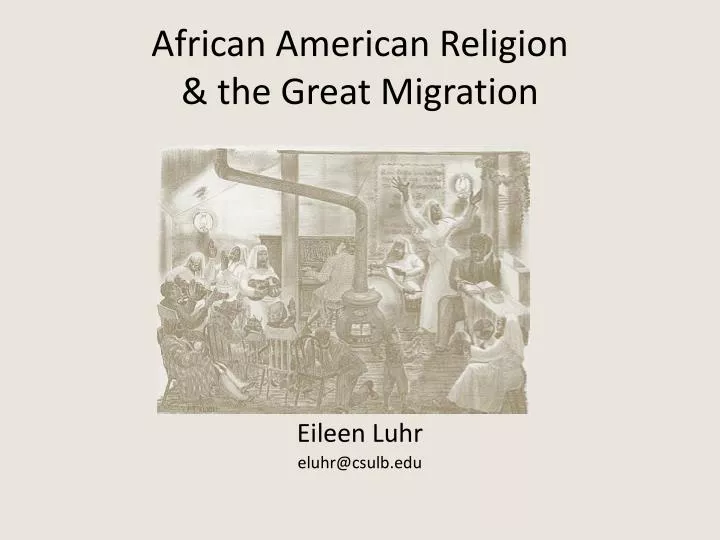 african american religion the great migration