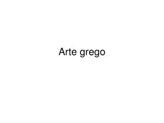 arte grego