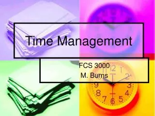 Time Management