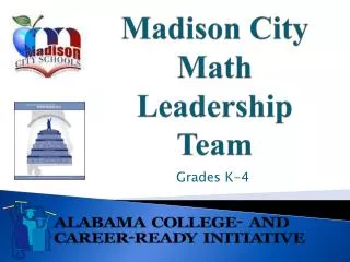 Madison City Math Leadership Team