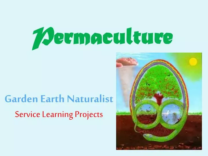 garden earth naturalist service learning projects