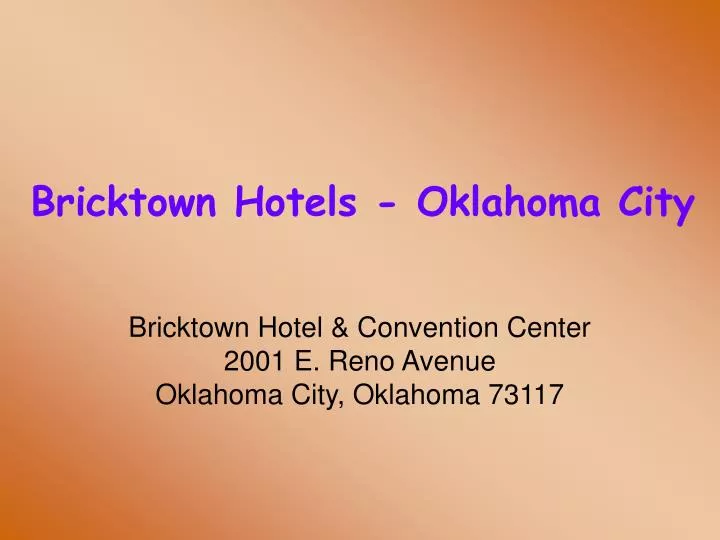 bricktown hotels oklahoma city