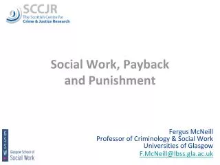 Social Work, Payback and Punishment