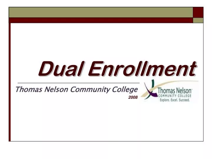 dual enrollment