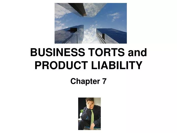 business torts and product liability