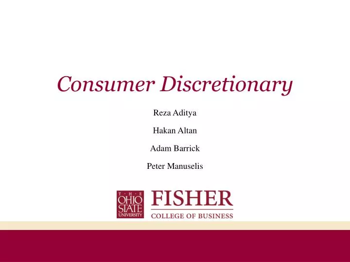 consumer discretionary