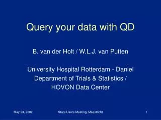 Query your data with QD