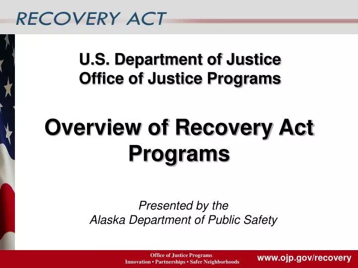 u s department of justice office of justice programs
