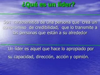 qu es un l der