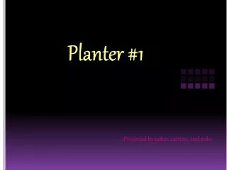 Planter #1