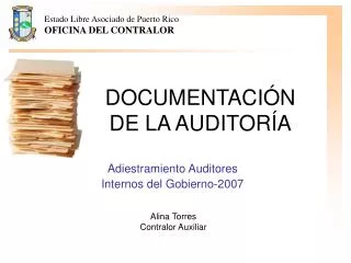 documentaci n de la auditor a