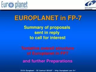EUROPLANET in FP-7