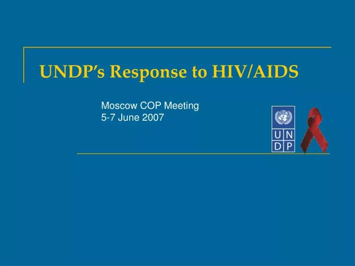 undp s response to hiv aids