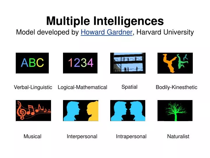 multiple intelligences model developed by howard gardner harvard university