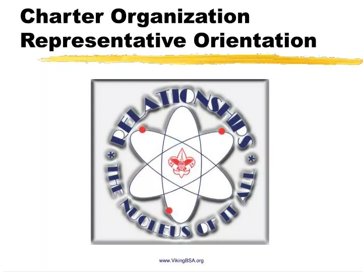 charter organization representative orientation