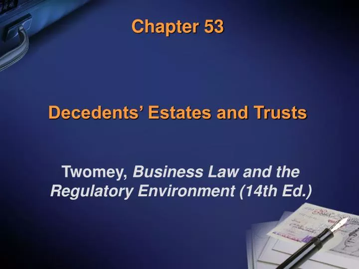 chapter 53 decedents estates and trusts