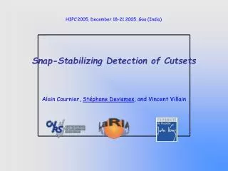 Snap-Stabilizing Detection of Cutsets