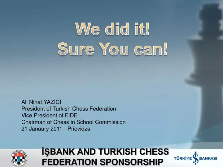 bank and turkish chess federation sponsorship
