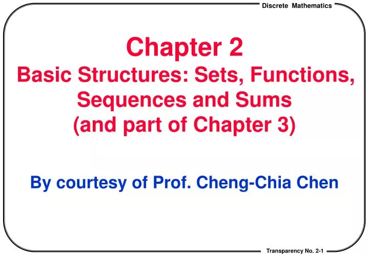 chapter 2 basic structures sets functions sequences and sums and part of chapter 3