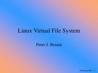Linux Virtual File System