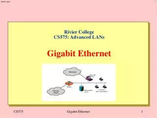 Rivier College CS575: Advanced LANs Gigabit Ethernet