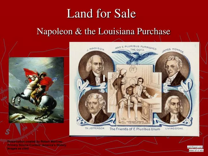 land for sale napoleon the louisiana purchase