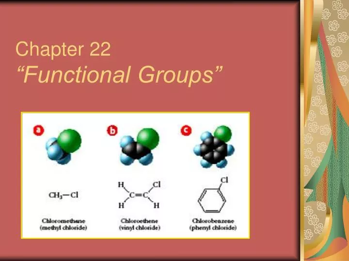 chapter 22 functional groups