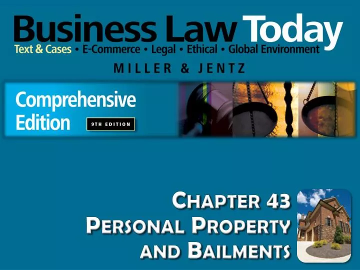 chapter 43 personal property and bailments