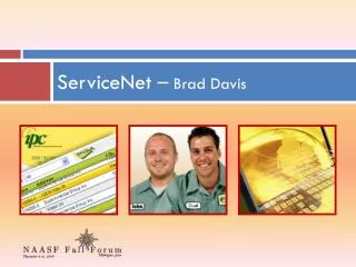 ServiceNet – Brad Davis