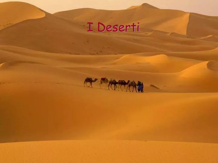 i deserti