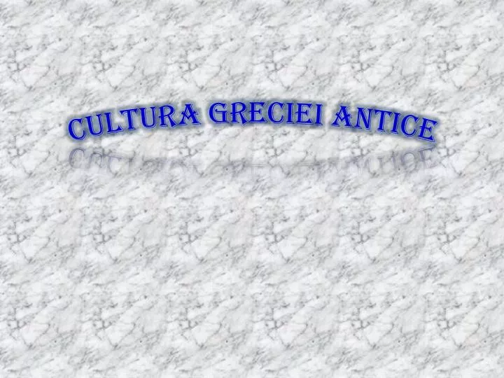 cultura greciei antice