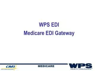 WPS EDI Medicare EDI Gateway