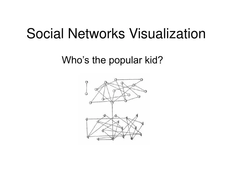 social networks visualization