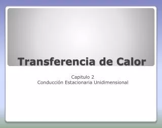 transferencia de calor