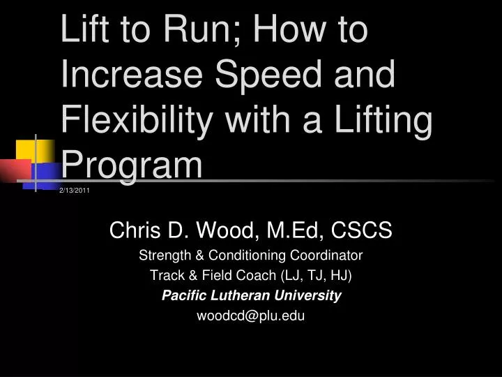 lift to run how to increase speed and flexibility with a lifting program 2 13 2011