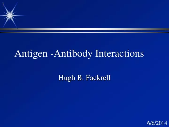 antigen antibody interactions