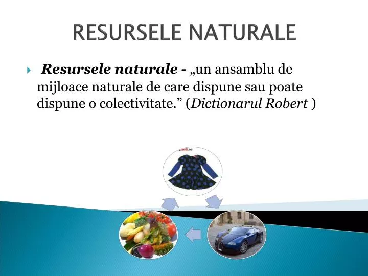resursele naturale