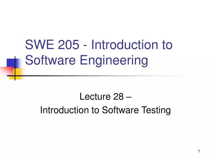 swe 205 introduction to software engineering