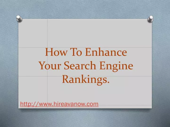 how to enhance your search engine rankings