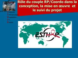 r le du couple rp coordo dans la conception la mise en uvre et le suivi du projet