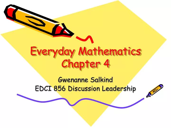 everyday mathematics chapter 4