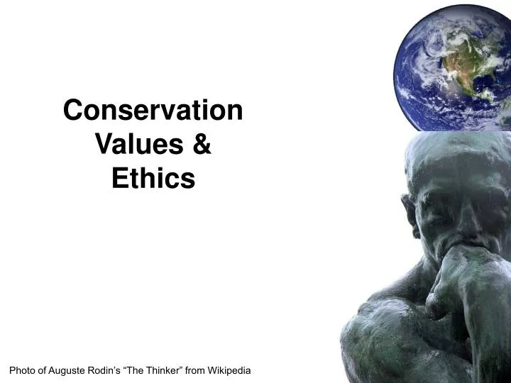 conservation values ethics
